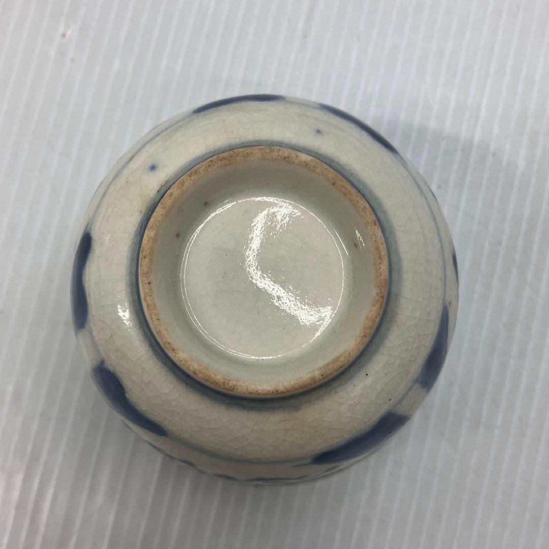 【骨董】古伊万里 染付 蕎麦猪口 4客セット 江戸〜明治 時代物