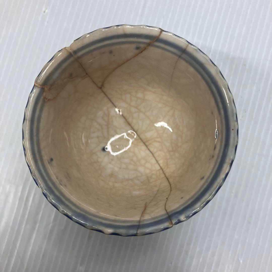 【骨董】古伊万里 染付 蕎麦猪口 4客セット 江戸〜明治 時代物