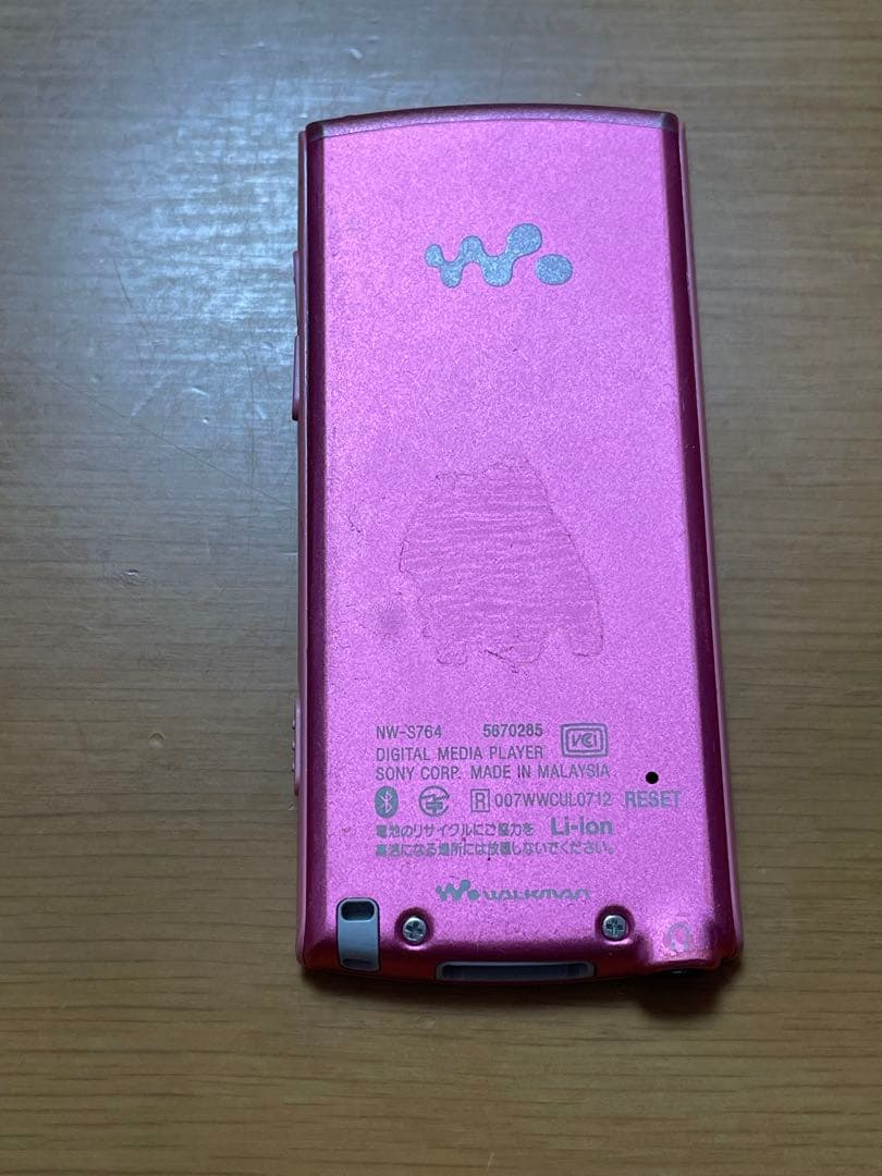 SONY ウォークマン NW-S764 プレイヤー NW-S14Kライトピンク