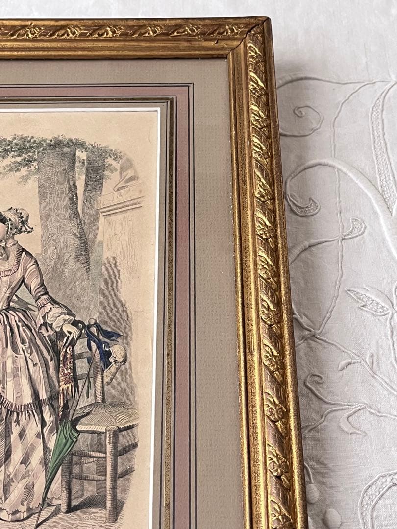 【美品】アンティーク JOURNAL DES DAMES フレーム[3772]