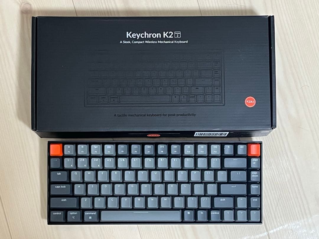【美品】Keychron K2 (V2) ワイヤレス キーボード US配列