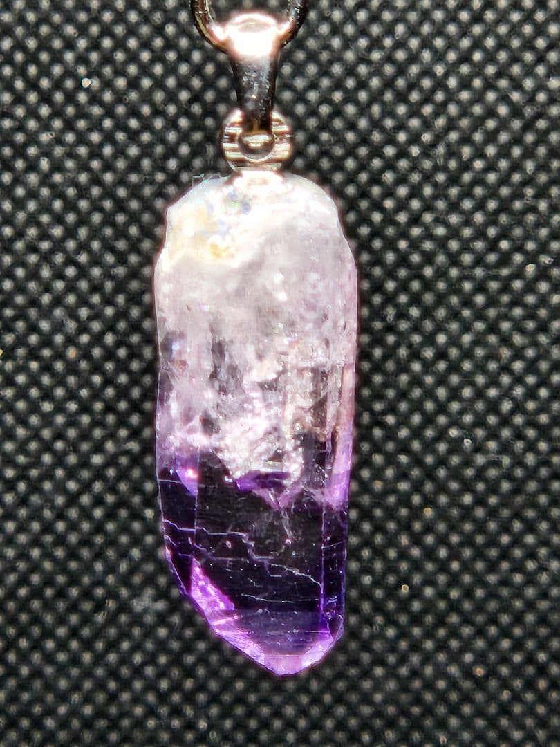 高品質☆ベラクルスアメシスト原石☆ネックレストップ＆キーホルダー