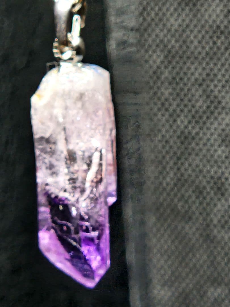 高品質☆ベラクルスアメシスト原石☆ネックレストップ＆キーホルダー