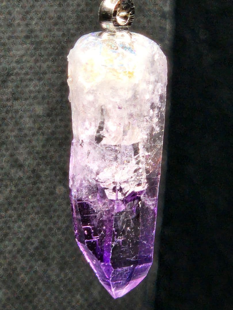 高品質☆ベラクルスアメシスト原石☆ネックレストップ＆キーホルダー