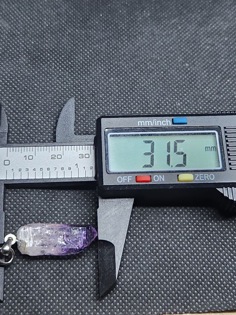 高品質☆ベラクルスアメシスト原石☆ネックレストップ＆キーホルダー
