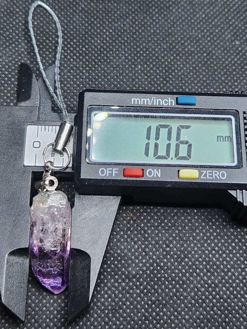 高品質☆ベラクルスアメシスト原石☆ネックレストップ＆キーホルダー