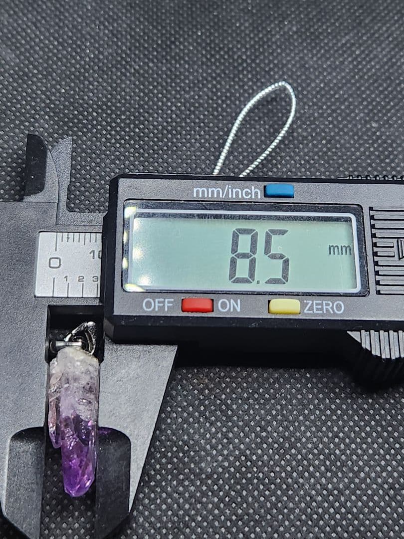 高品質☆ベラクルスアメシスト原石☆ネックレストップ＆キーホルダー