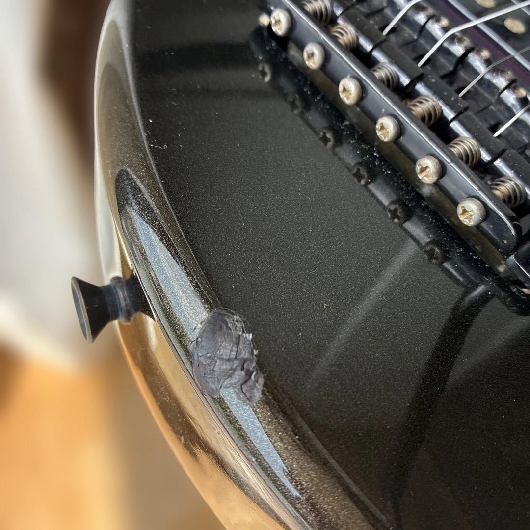 Fernandes zo-3芸達者ブラック エレキギター 内蔵スピーカー付き