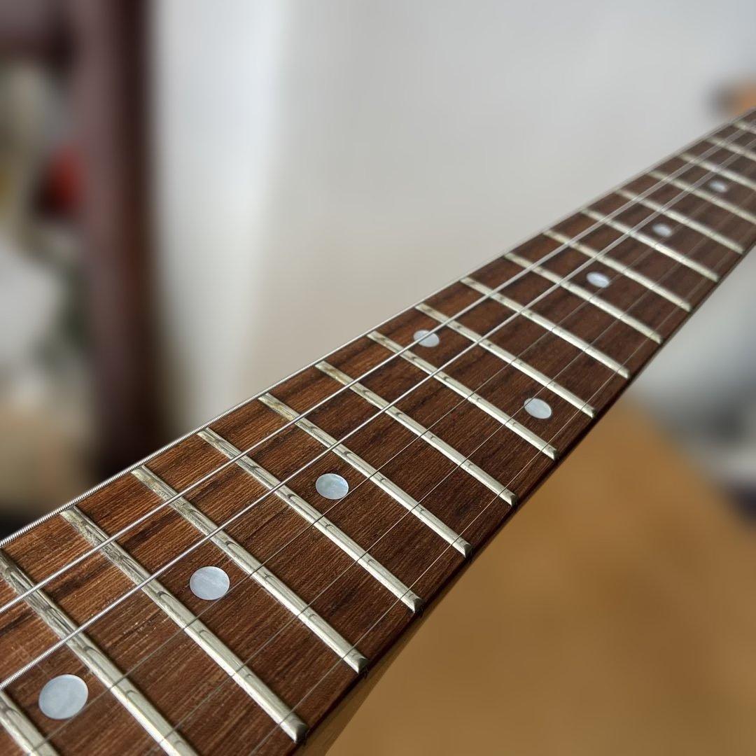 Fernandes zo-3芸達者ブラック エレキギター 内蔵スピーカー付き