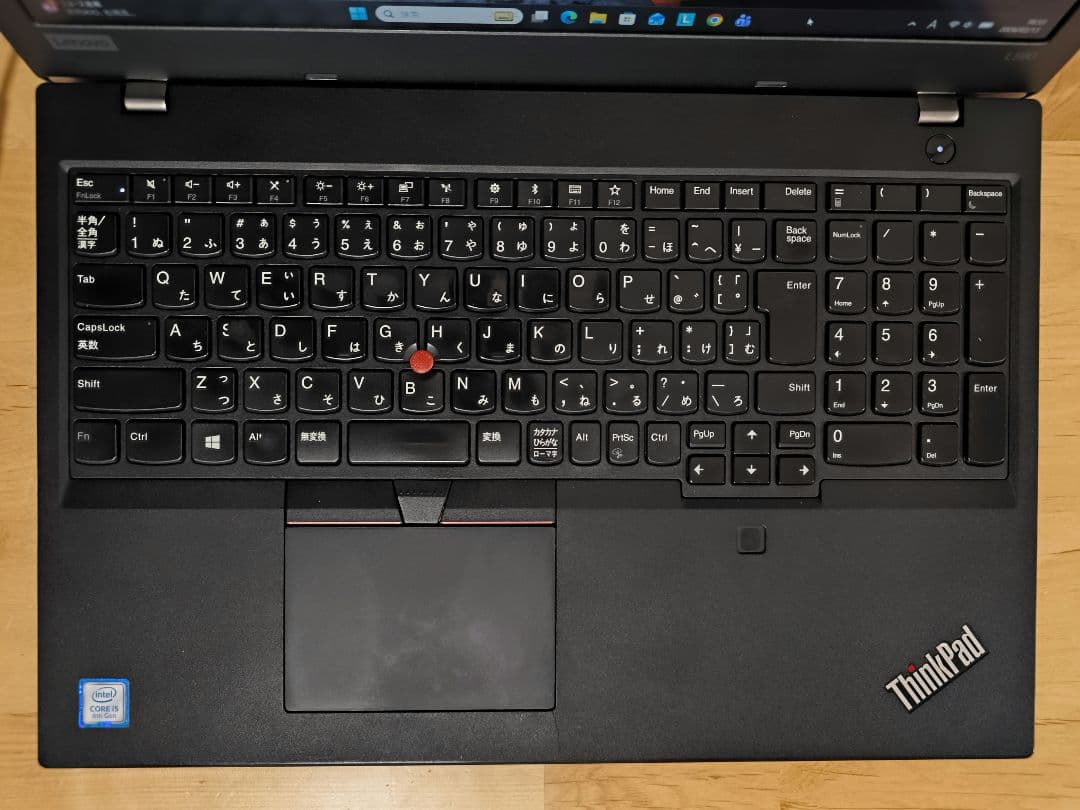 ThinkPad L590 ノートPC i5第8世代 Win11 キーボード不良