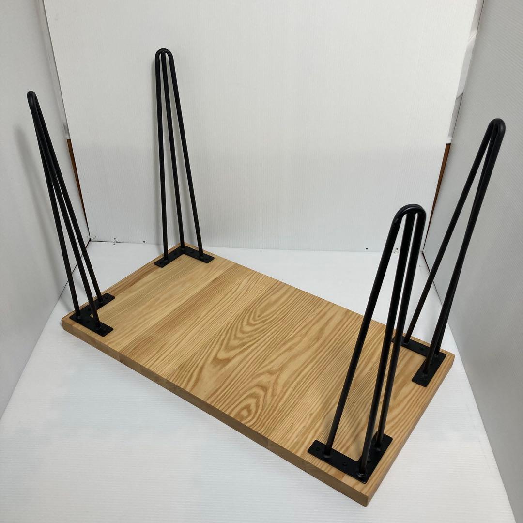 国産タモ材 ハンドメイドテーブル 天然木 ナチュラル 高級 一点物