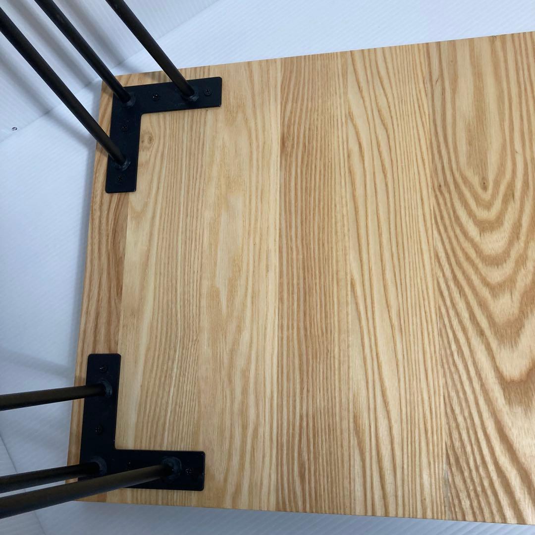 国産タモ材 ハンドメイドテーブル 天然木 ナチュラル 高級 一点物