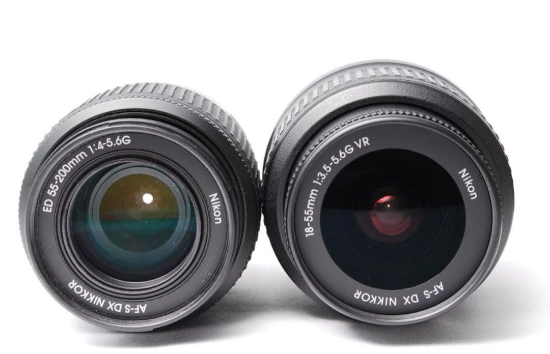 【新品級】Nikon D5300 Wレンズ Wi-Fi転送可能 人気のレッド‼
