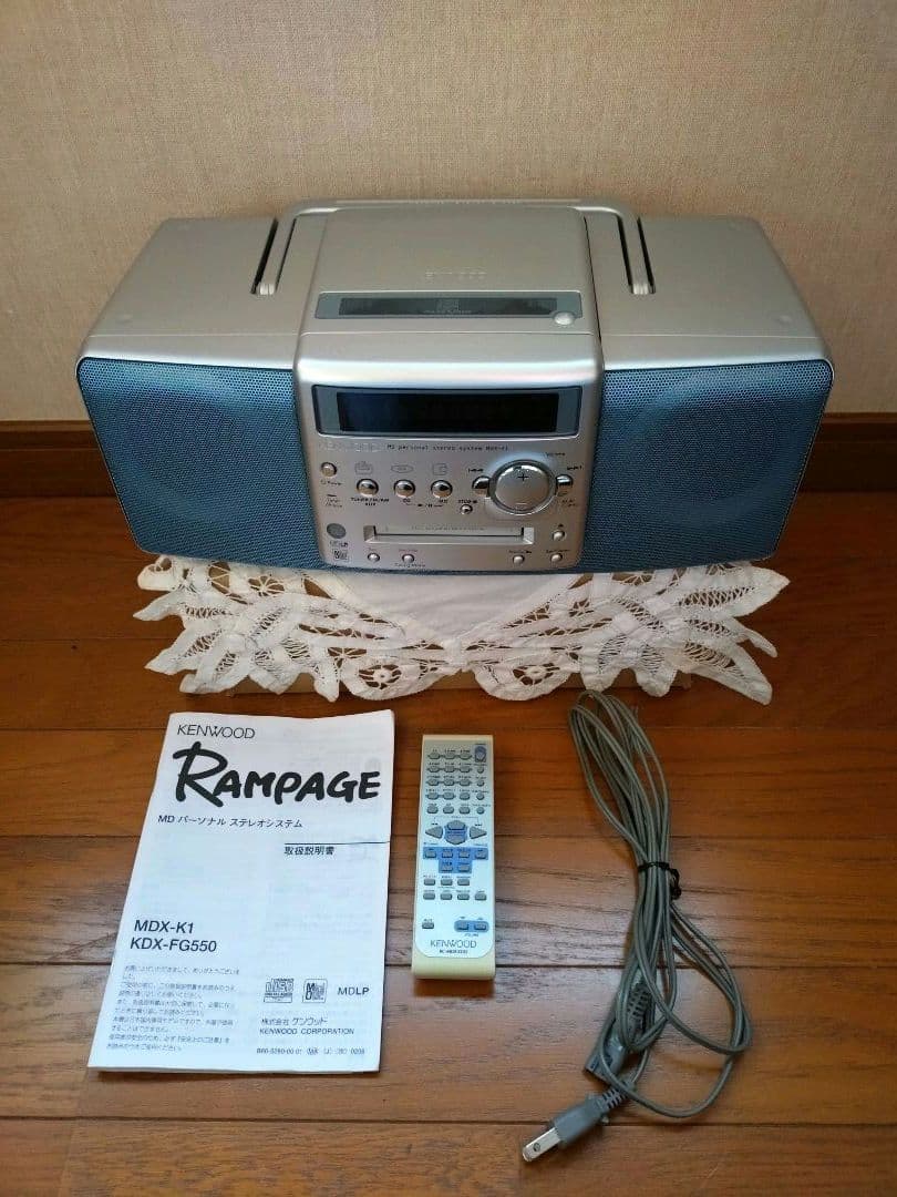 KENWOOD CDMDプレーヤー　　 MDX-K1　動作確認済