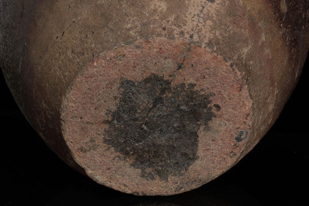 室町時代 古備前 自然釉壺 高さ26cm 花器 壷 日本古陶磁 古美術 骨董品