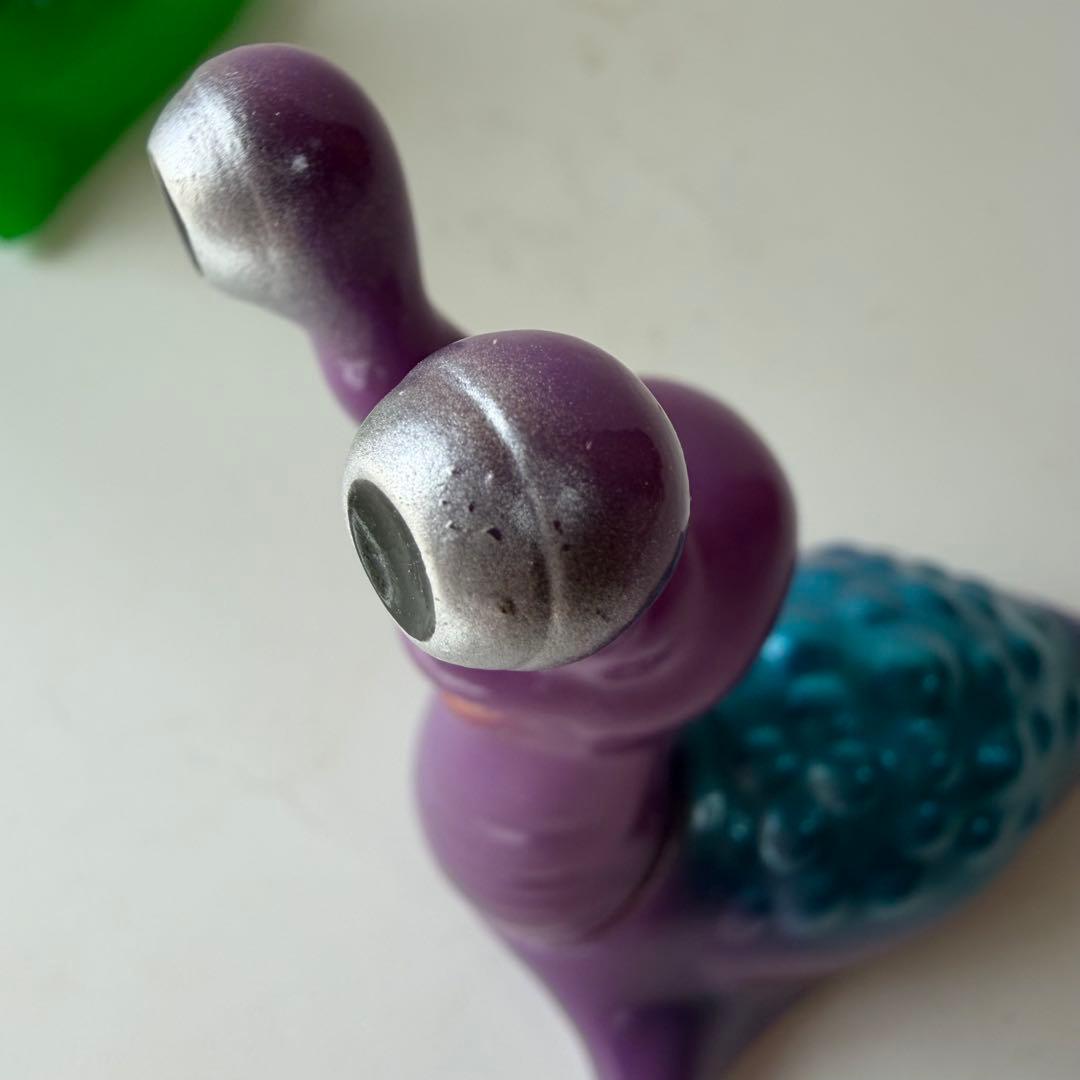 M1号　ブルマァク　ナメゴン　ソフビ　フィギュア　緑　紫