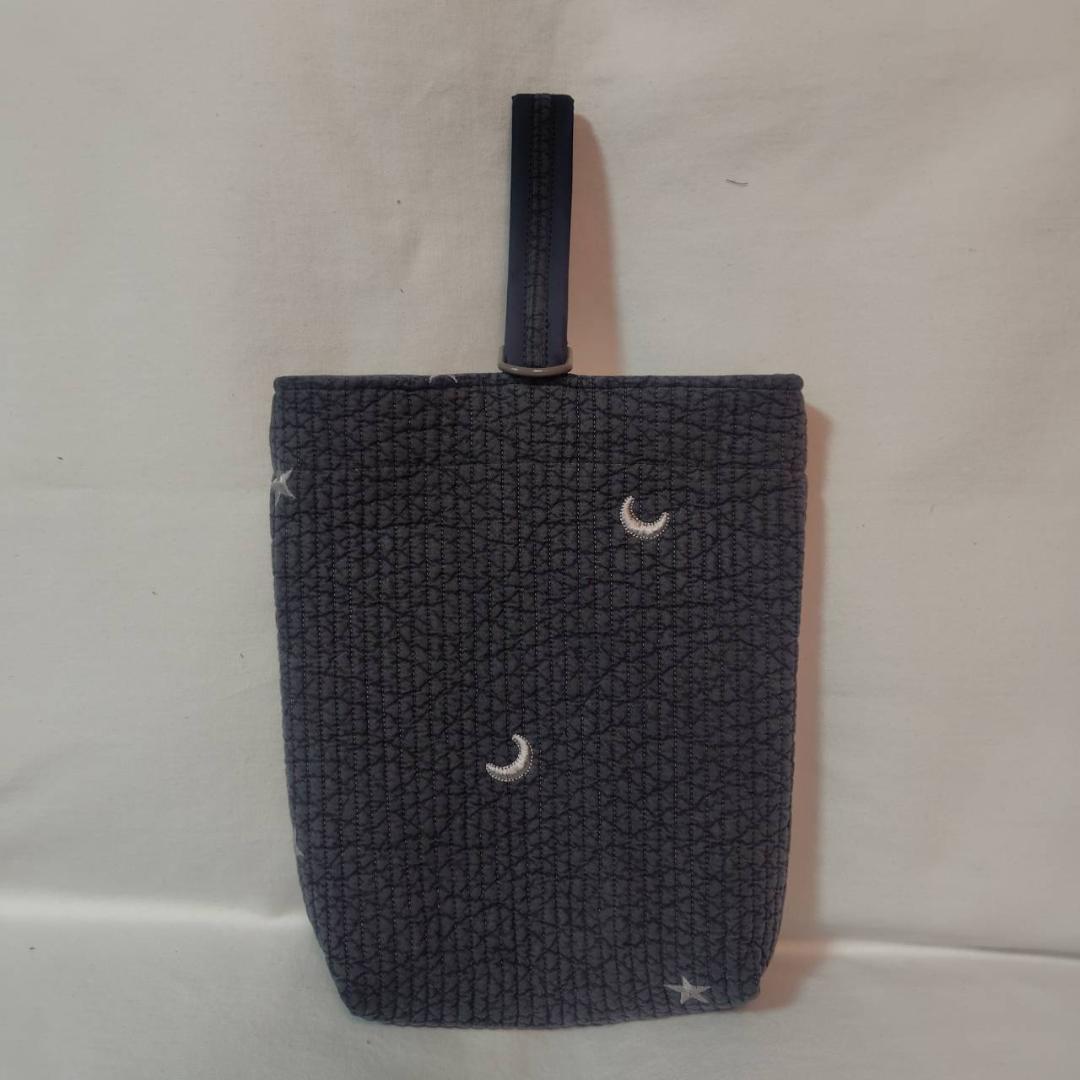 ☆レッスンバッグ 上履き入れ 2点セット☆ 星と月 ヌビバッグ 入学