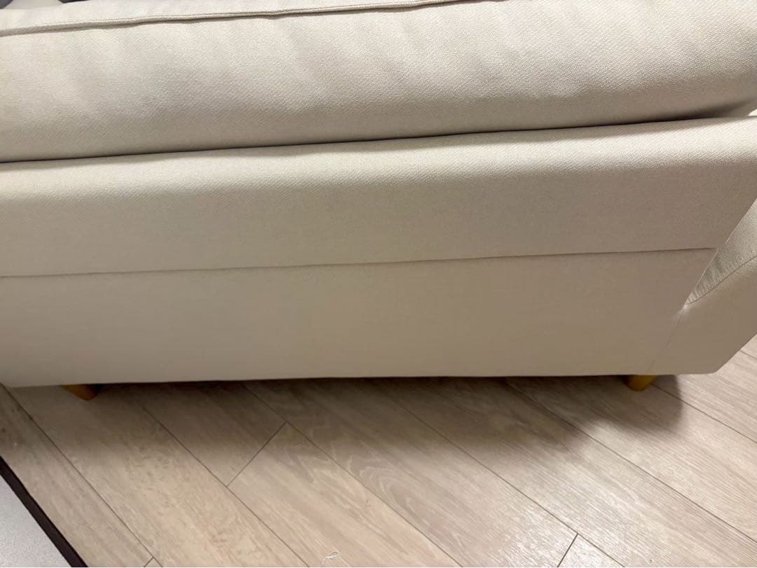 【川崎市手渡し限定】ニトリ 2人掛けコンパクトソファ Nパック4 ベージュ 美品
