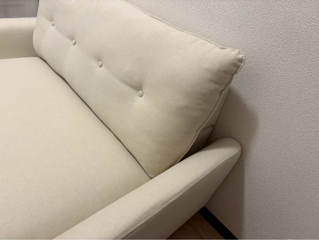 【川崎市手渡し限定】ニトリ 2人掛けコンパクトソファ Nパック4 ベージュ 美品