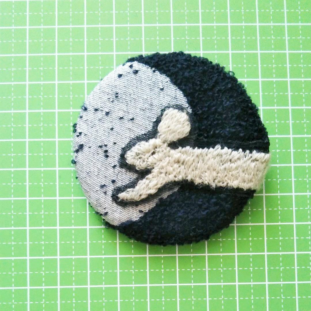 専用⑨69ミナペルホネン ハンドメイド ブローチアクセサリー