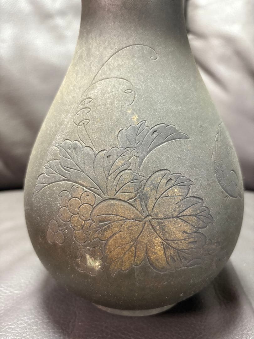 置物　花瓶　鳥