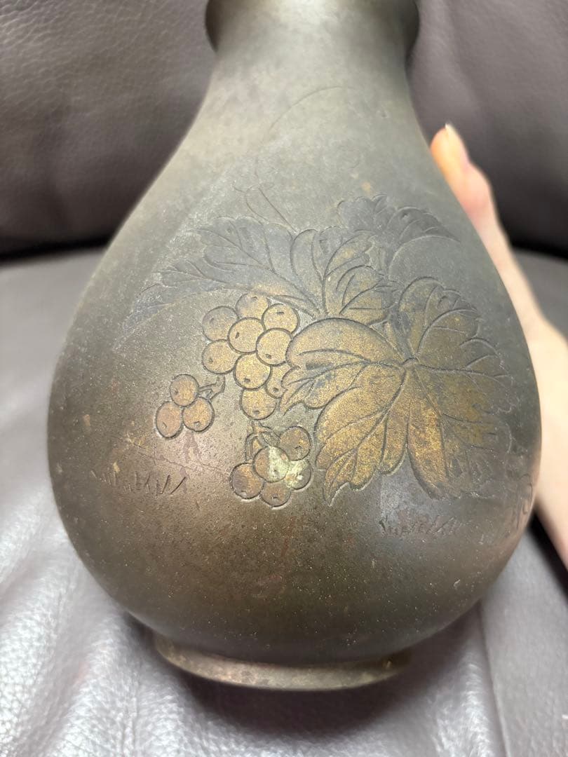 置物　花瓶　鳥