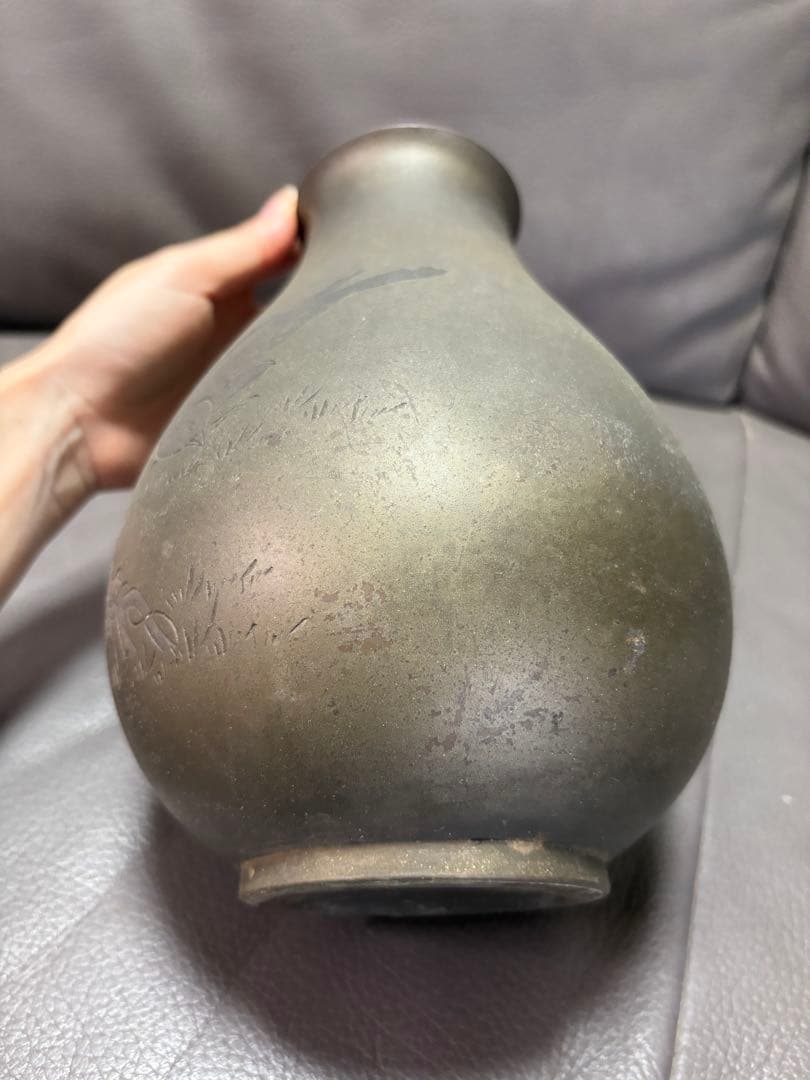 置物　花瓶　鳥