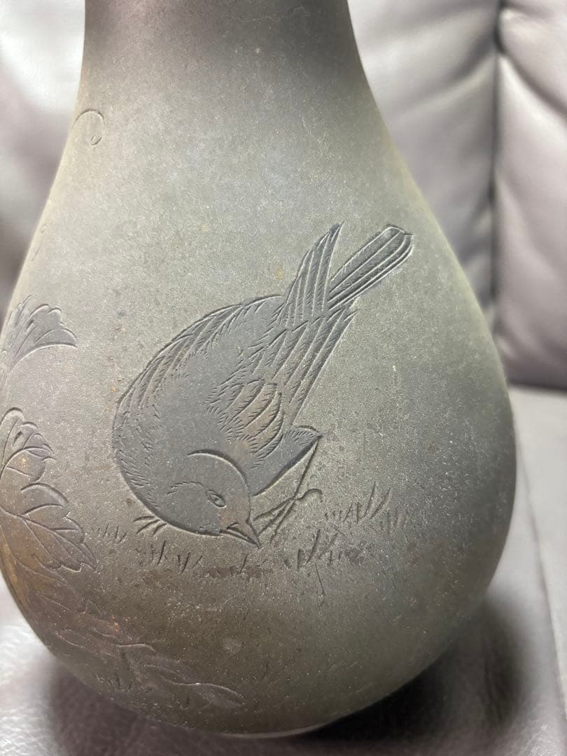 置物　花瓶　鳥