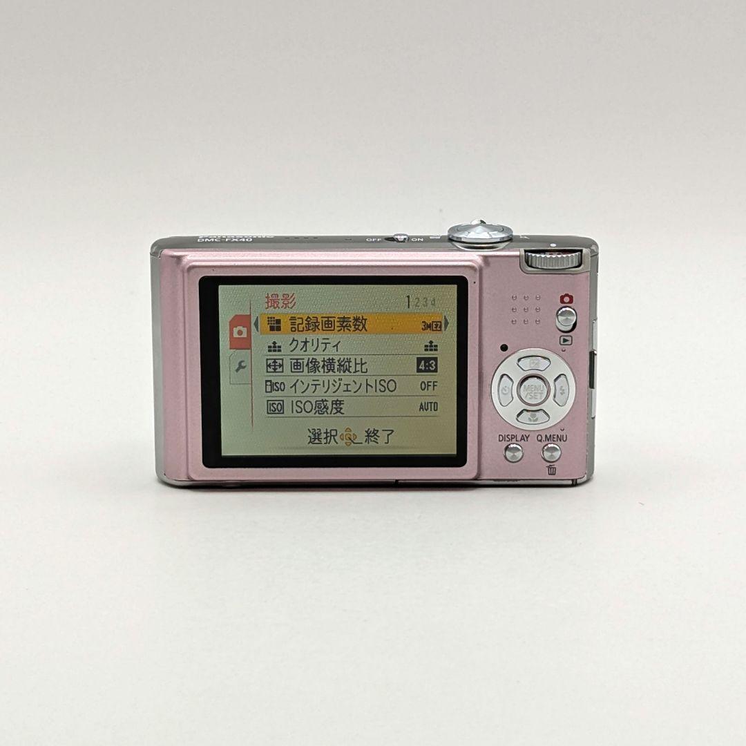 Pansonic LUMIX DMC-FX40 スイートピンク