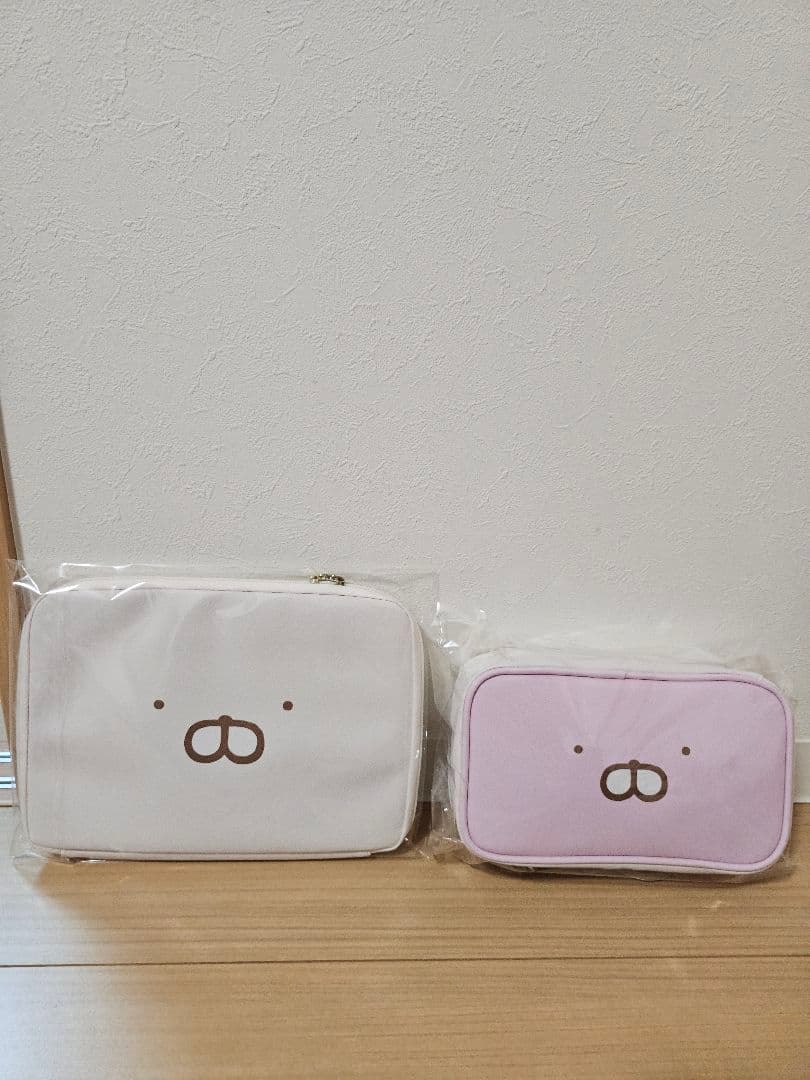 【未使用】うさまる リバーシブルマルチポーチ＆タブレットケース