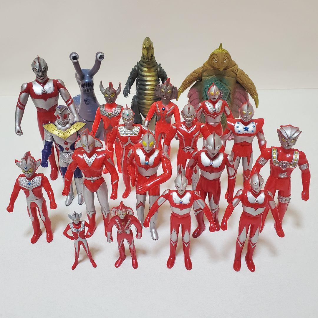 ウルトラマン ソフビ 怪獣 仮面ライダー グリッドマン 戦隊シリーズ まとめ売り