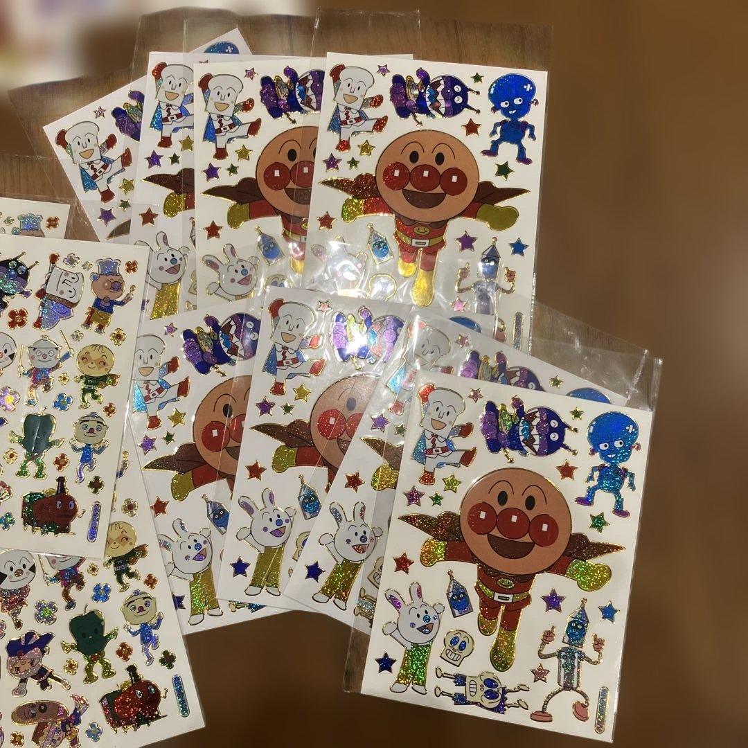アンパンマン キラキラシール シール キラシール 45シート 大量 まとめ