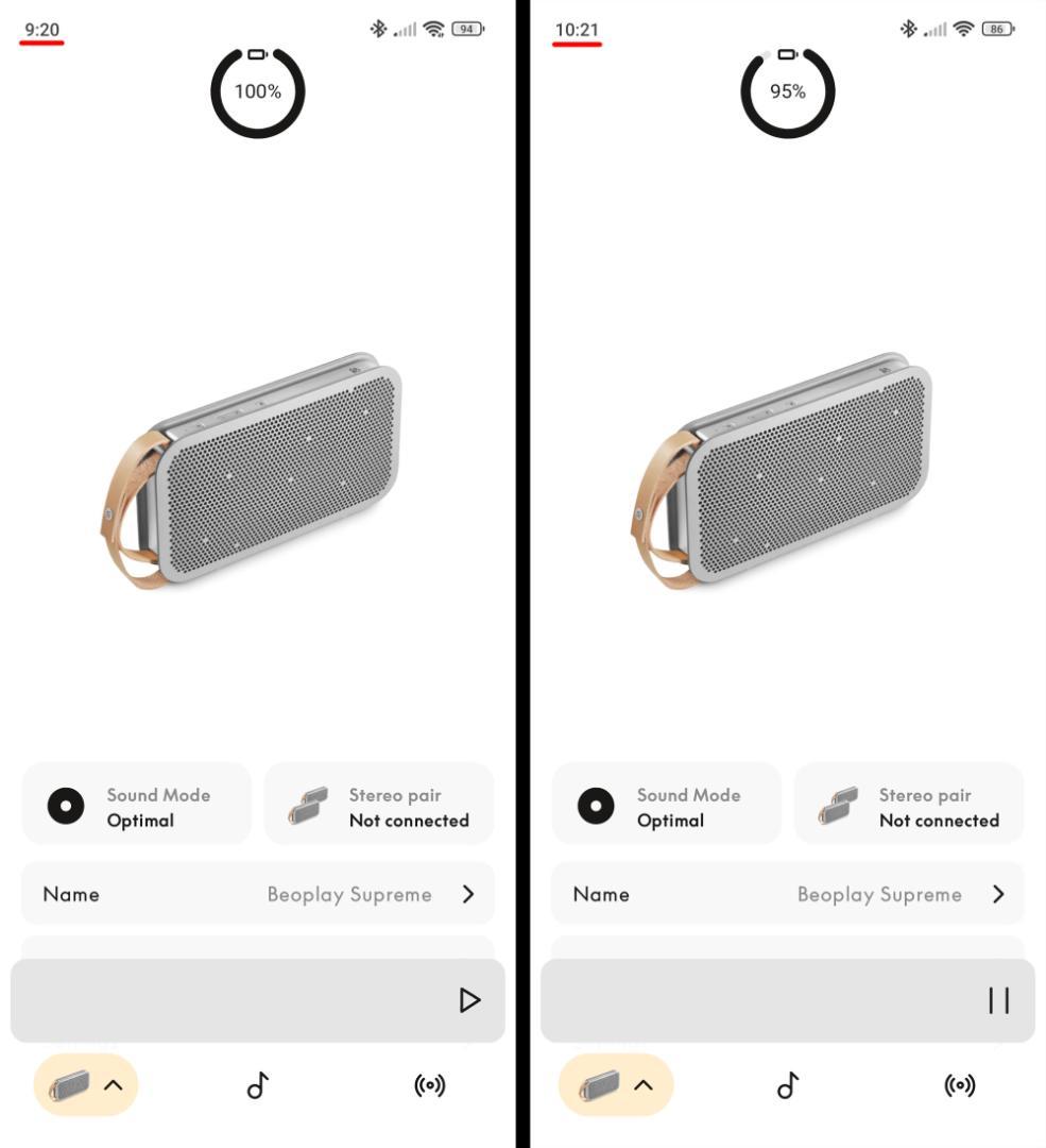 新品 Bang & Olufsen スピーカー B&O Beoplay A2 赤