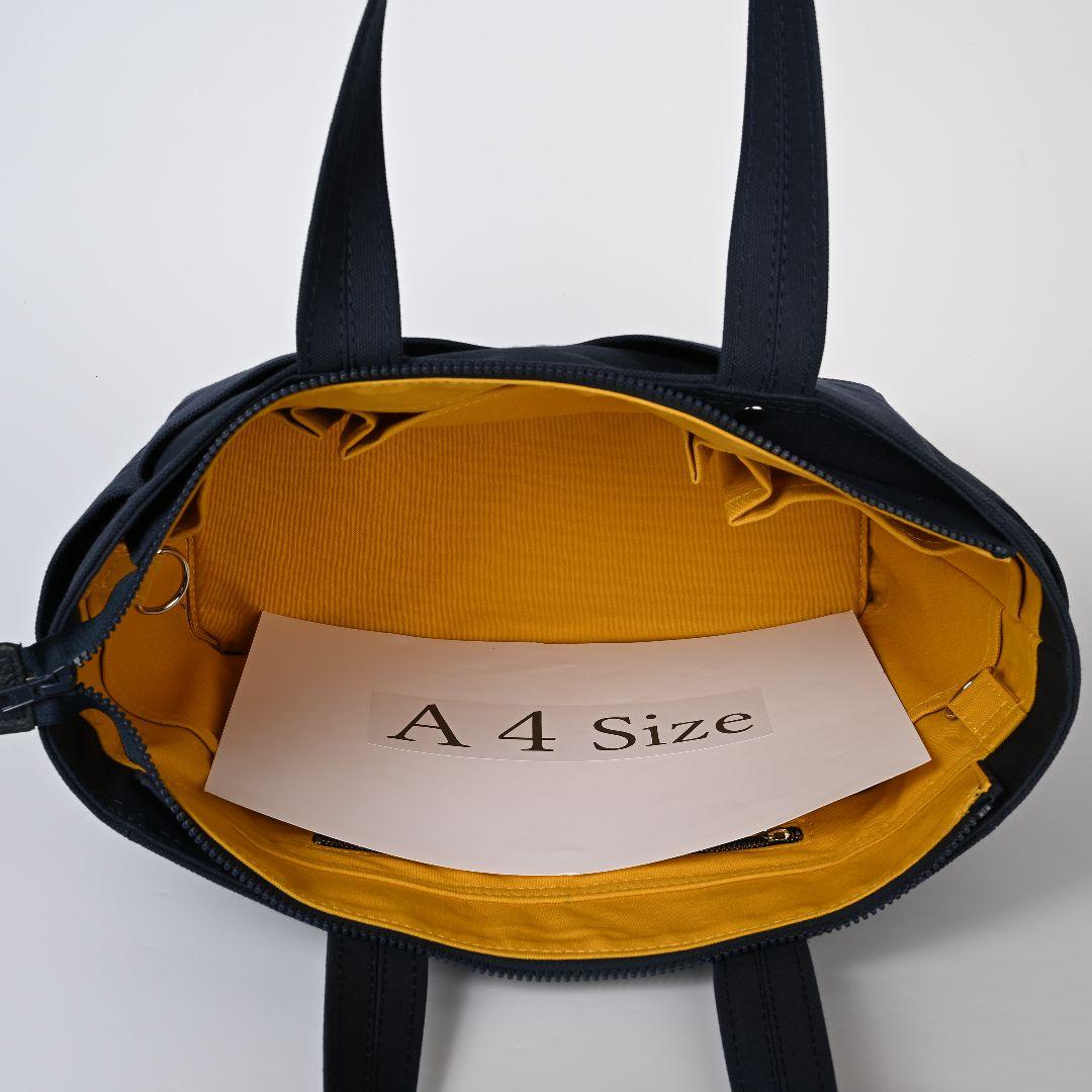 ハンドメイド 8号/11号×旧倉敷帆布×8番糸 サイドポケット付トート特大