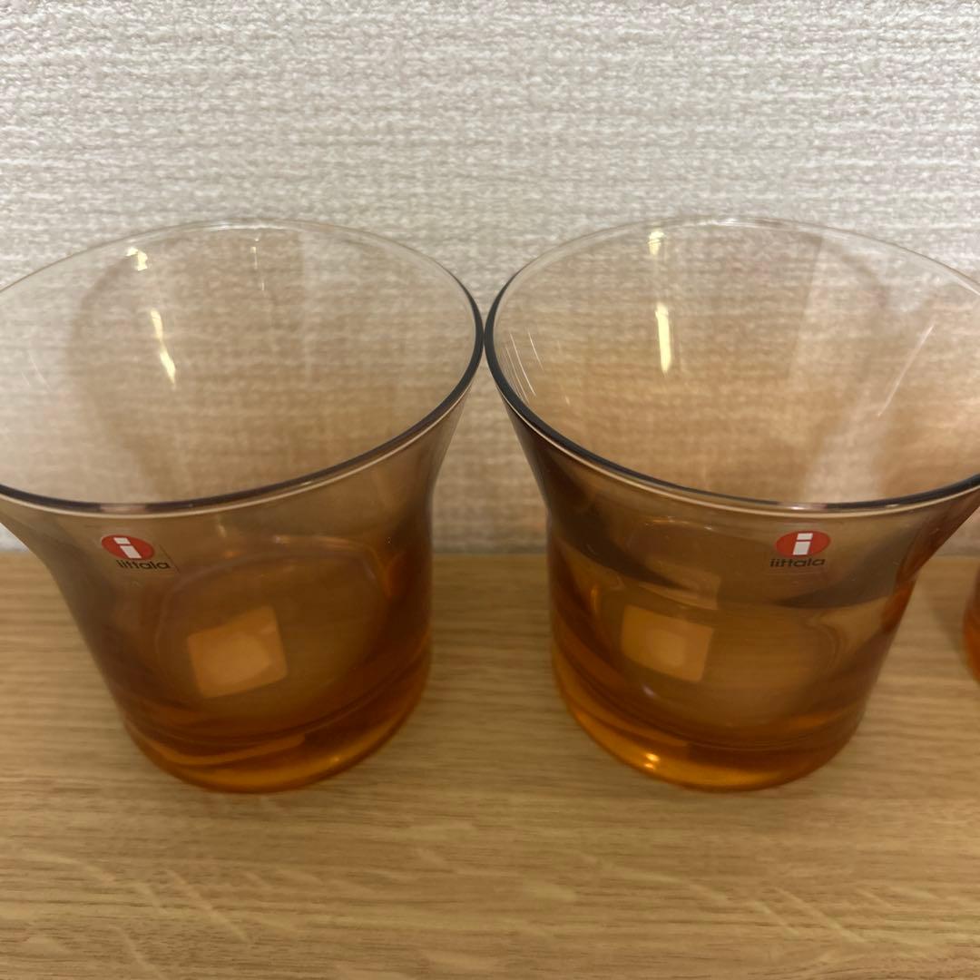 イッタラ　アルヴァ・アアルト グラス 280ml リオ ブラウンペア scope