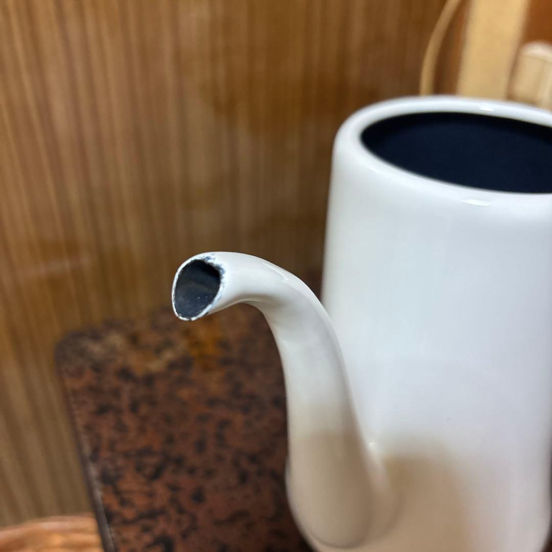 月兎印　ホーロースリムポット 1.2L ホワイト　美品