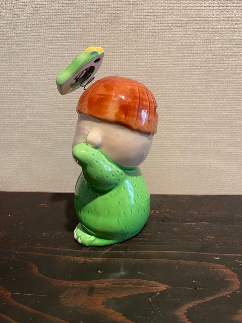 廃盤品 TOKAI 当時物 日本製 80年代 陶器 お面付じゃりン子バンク