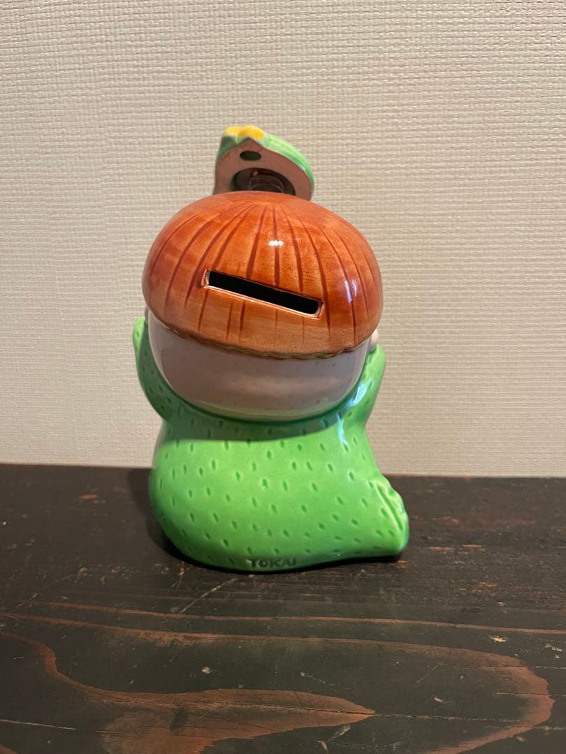 廃盤品 TOKAI 当時物 日本製 80年代 陶器 お面付じゃりン子バンク
