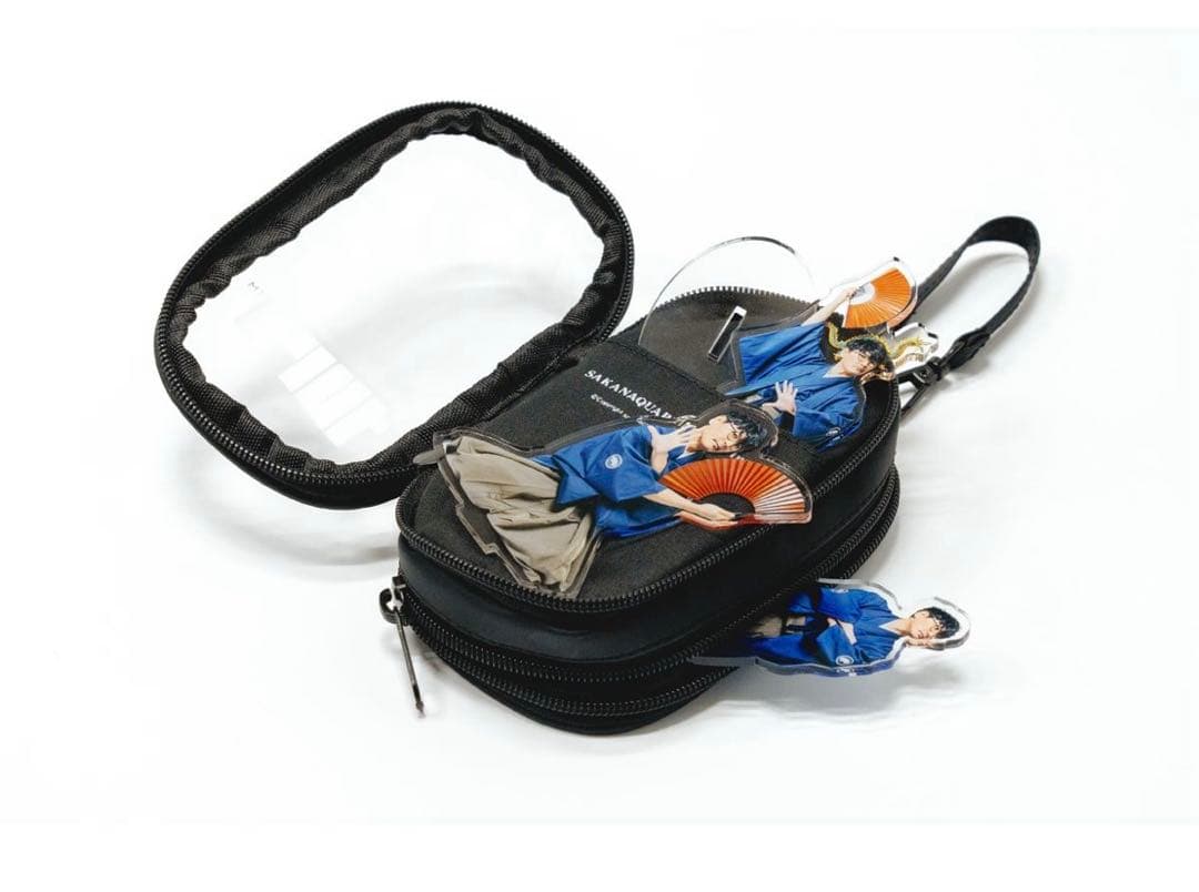 【新品】サカナクション　ダブルジッパーポーチ　【完売品】