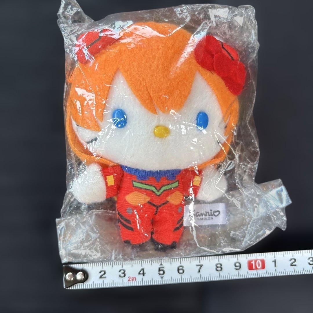 エヴァンゲリオン x ハローキティ マスコット 約10cm