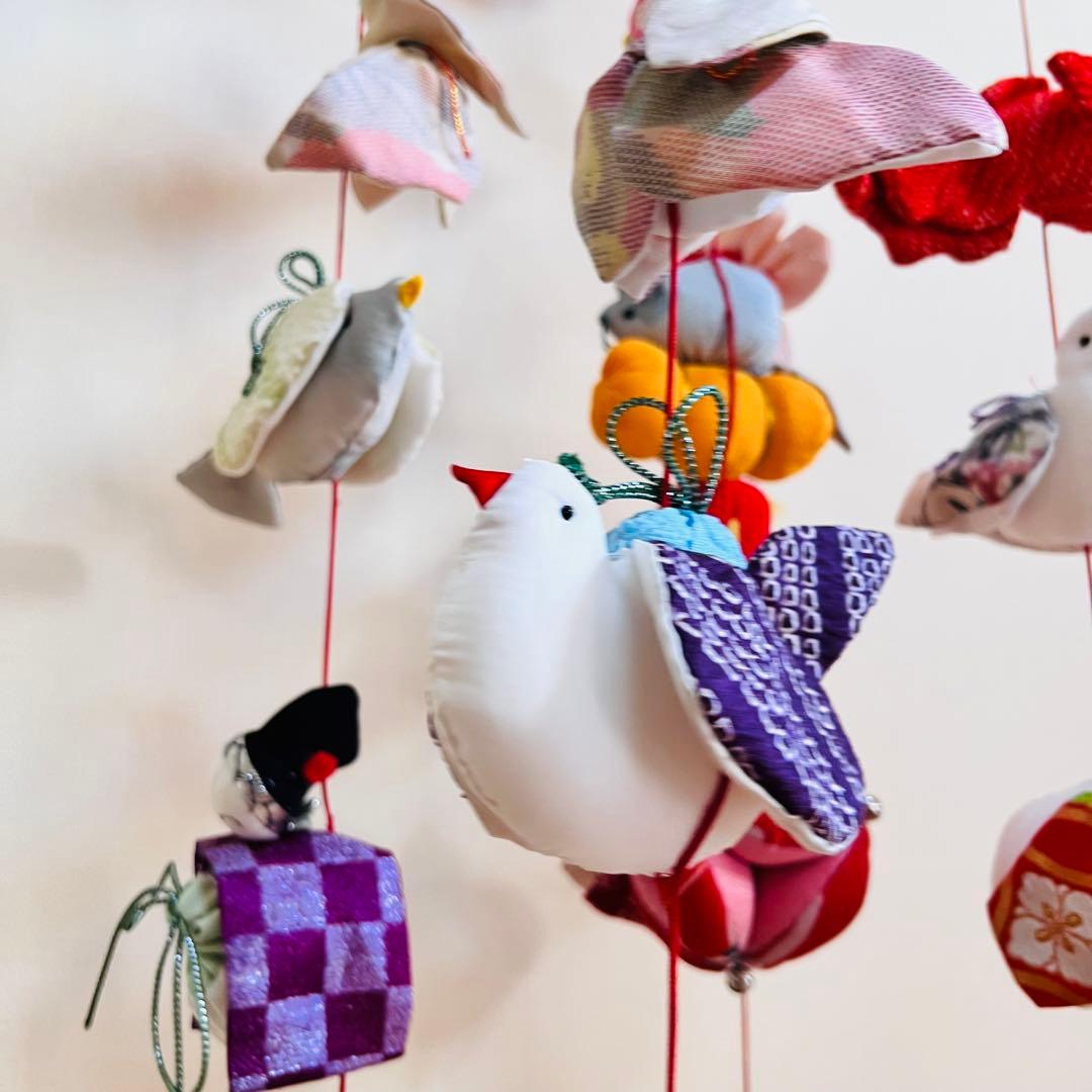 吊るし雛③　吊るし飾り　お雛様　女の子の幸せを願う