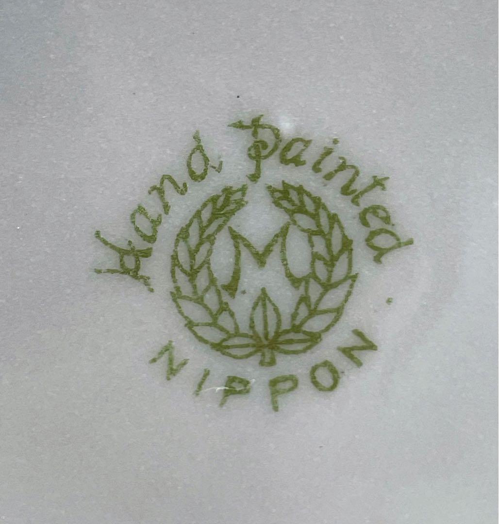 【美品】オールドノリタケ 約２５cm 薔薇紋 エナメル盛り 花瓶 アールヌーボー