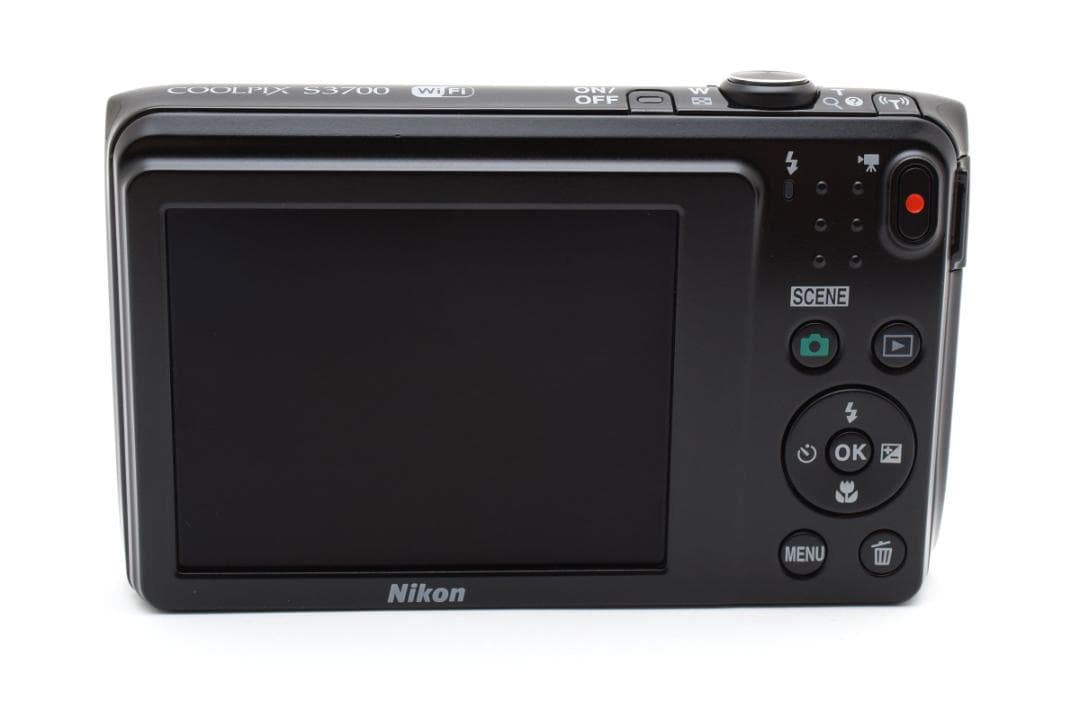 【極美品】Nikon COOLPIX S3700 ブラック　新品級！