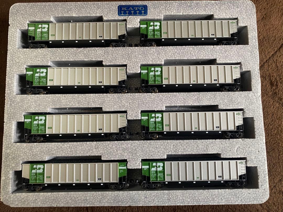 値下げ可 KATO Nゲージ B・N鉄道仕様 石炭貨車 旧ロッド8両セット