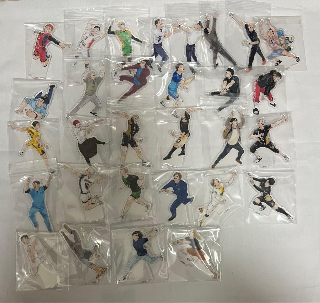 ハイキュー　クロニクル　アクリルフィギュア　思い出スナップ風フォトカード　ピンズ