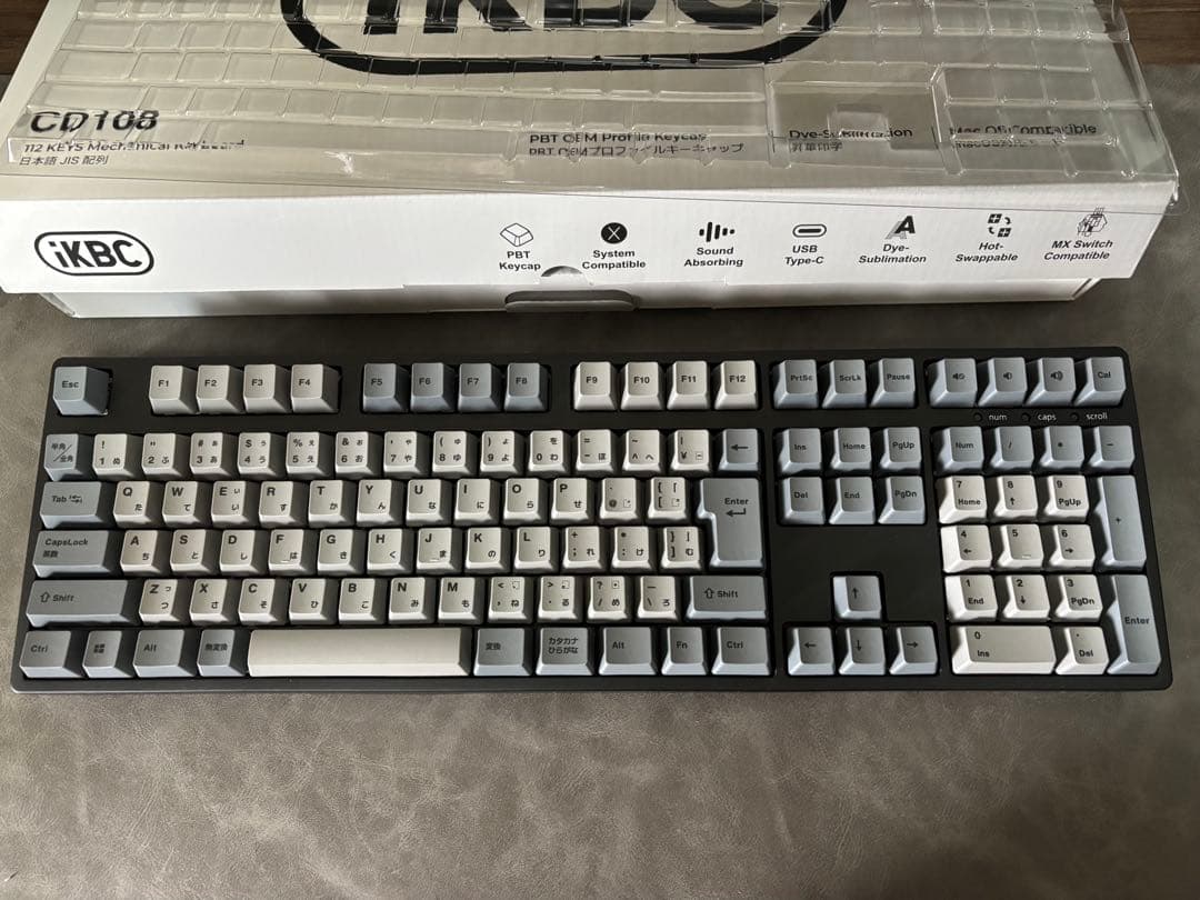 iKBC CD108 メカニカルキーボード