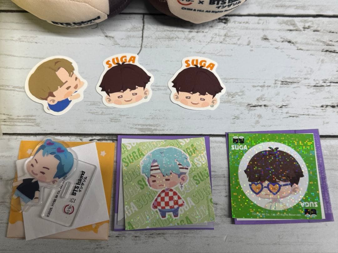 BTS スシローコラボ　カップ　お手玉　ステッカー　ミニアクスタ　ピッグ　セット