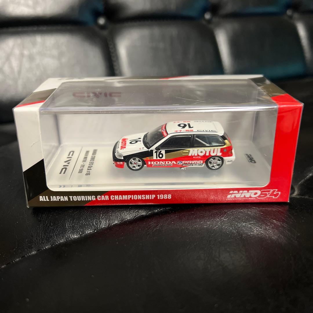 イノモデル　1/64 シビック EF3 MUGEN MOTUL 1988