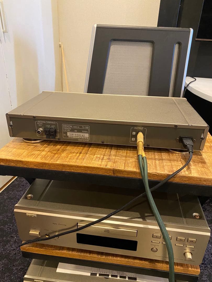 [中古美品]DENON デノン　TU-1500 AM FMステレオチューナー