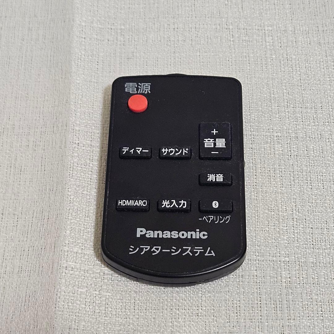 美品 Panasonic SC-HTB200-K サウンドバー シアターバー